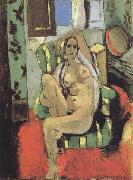 Henri Matisse Odalisque with a Tambourine (mk35) oil painting reproduction